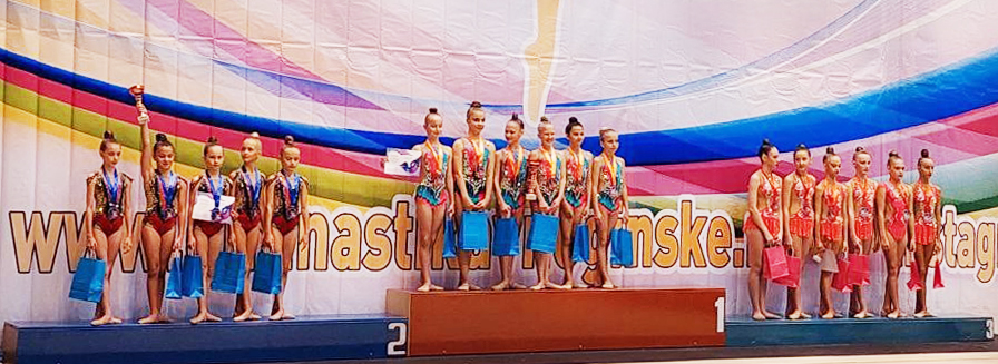 В Ногинские прошли соревнования по художественной гимнастике «Пестрая лента»